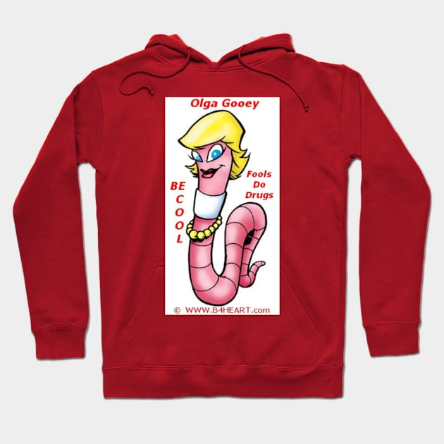 Olga - Anti-Drugs Hoodie by b4heart